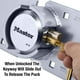 thumbnail image 5 of Puck Lock Master Lock M736XKAD de acero cromado con cerrojo, 5 of 6