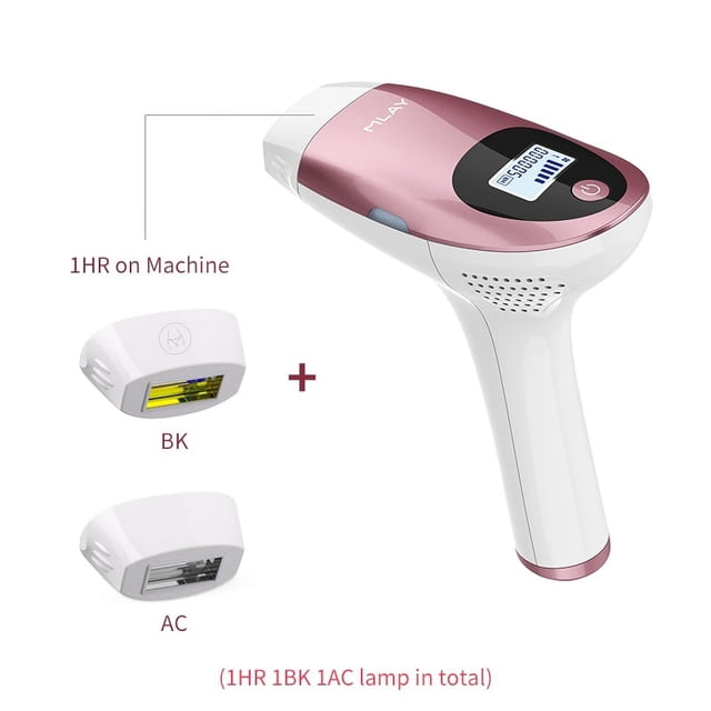 Mlay-depiladora láser T3 IPL para uso doméstico, dispositivo de depilación IPL para Bikinis faciales y corporales, con 5 niveles de energía ajustables, 500000 disparos