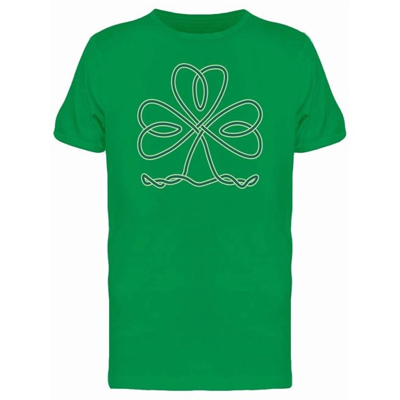 Clover In Celtic Knot Tee Men's -Image by Shutterstock