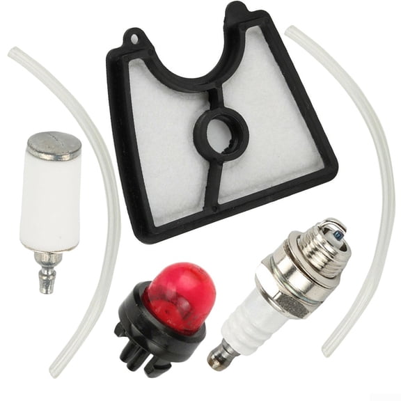 Air Fuel filter Tune Up Kit for Husqvarna 125B 125BVX 125BX Blower Primer Bulb