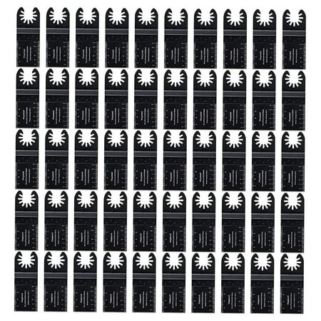 

Blades 50 Wood Oscillating Multitool Quick Release Saw 50 Pack Black
