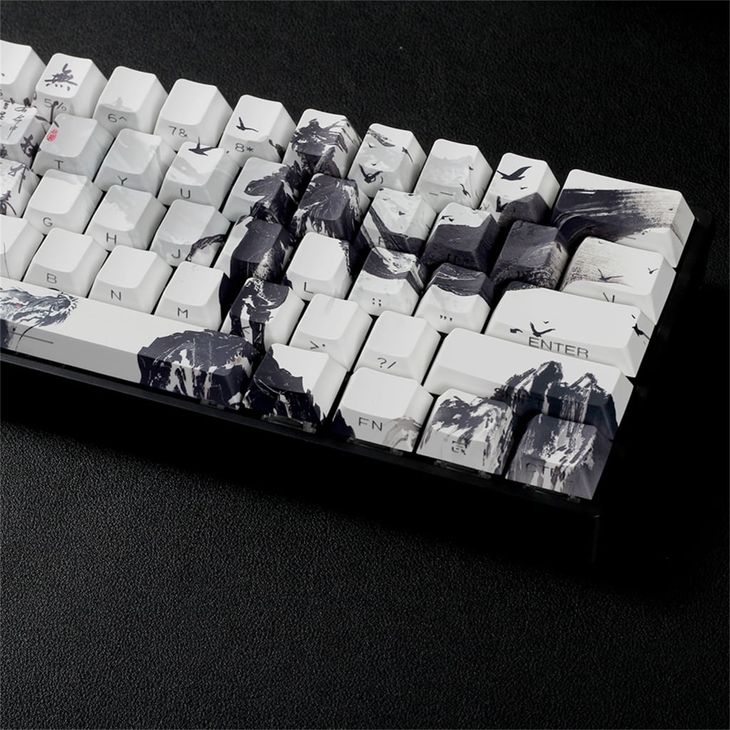 Original Profile Keycaps PBT Dyes Sublimations Side Printed With The legends of chusen Keycaps For 60% 68% Keyboards