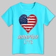 thumbnail image 2 of mgoYE 250th US Shirt 250 Year Birthday Independence Shirts for Boys Girls United States 250 Years Since 1776 2026 V Neck Tshirt(Sky Blue,11-12 Years), 2 of 5