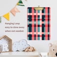 thumbnail image 4 of FORMRS Acrylic Clipboard with Low Profile Clip Standard A4 Letter Size, 12.5" x 9", Red Teal Stripes, 4 of 8