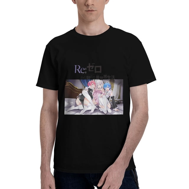 Camiseta de Manga Corta para Hombres Re:Zero