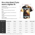 thumbnail image 5 of Fuzoiu Seaside Sunset Cool Dragon Print Hawaiian Shirt for Men, Summer Beach Casual Short Sleeve Button Down Shirts, Men’s Beach Summer Shirts with Pocket,Medium, 5 of 7