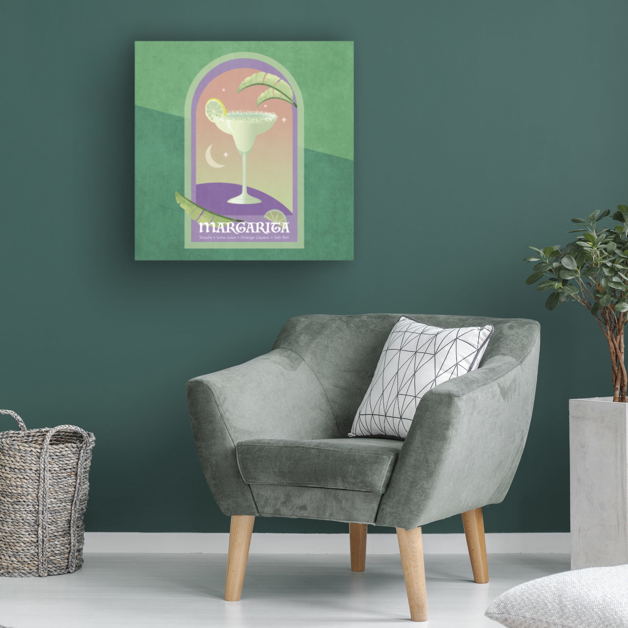 Trademark Fine Art Emel Tunaboylu Kokteyl Margarita Canvas Wall Art