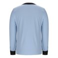 thumbnail image 6 of Scyoekwg Blouses for Women Casual V-Neck Elegant Shirts Solid Color Long Sleeve T Shirts Fall Tops Trendy Loose Lightweight Pullover (Light Blue,M), 6 of 6