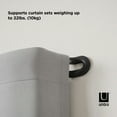 thumbnail image 5 of Umbra Midnight Expandable Double Blackout Curtain Rod 42-120", 5 of 12