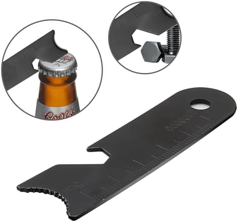 Jointown 4 Pack 5/16 Ferro Rod Fire Starter with Multi Tool Striker Flint and Steel Survival for Camping, Hiking, Emergency and Addition to Your Emergency Survival Kit