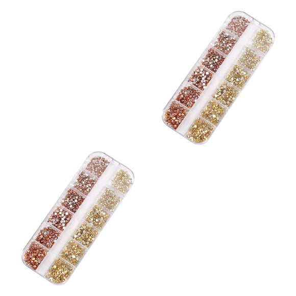 Seitruly 1 bolsa de cristal fácil de pegar, brillo, combinación perfecta, diamantes de imitación brillantes para uñas, manualidades DIY para Type7 NO7