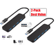 thumbnail image 1 of 2- USB 3.0 4-Port USB Hub USB Splitter USB Expander for Laptop, Flash Drive, 1 of 8