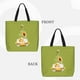 thumbnail image 2 of Disketp Sunflower Gnomes Bolsa Tote de Lona para Mujer, Bolso de Hombro y Cruzado con Cierre de Cremallera, 2 of 7