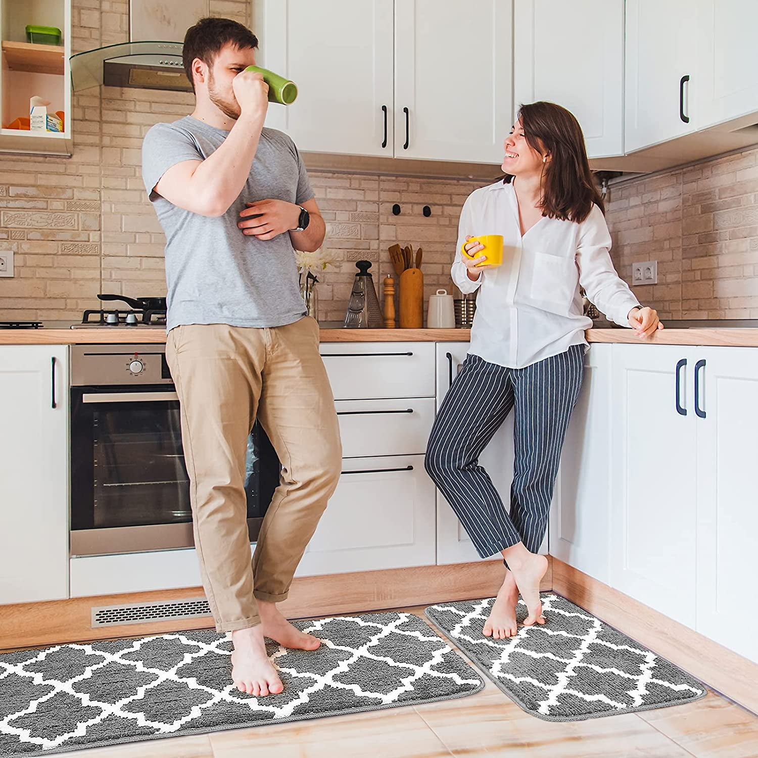 Non-slip Kitchen Floor Mats Doormat Bathroom Carpet Runner Area Rug Home Decor 