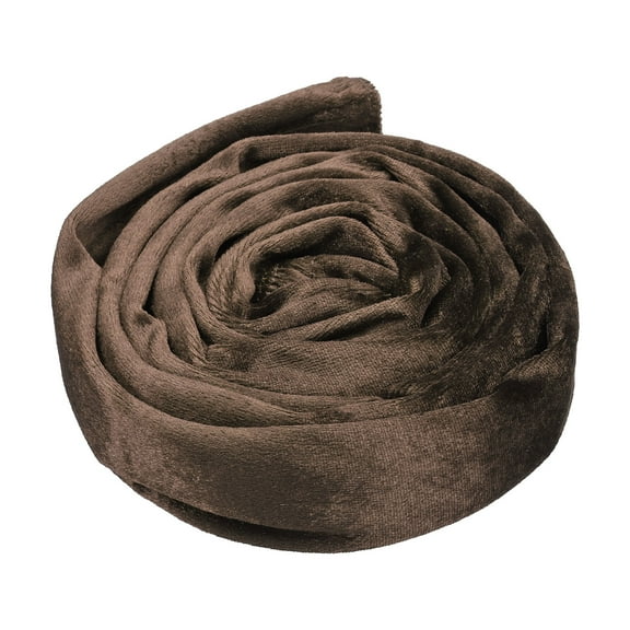 Uxcell 6Ft Chandelier Chain Cord Cover, Velvet Cloth Fabric Chain Sleeve for Chandelier, Wires Swing, Cable, Brown