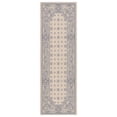 thumbnail image 2 of Safavieh Courtyard Erin Bordered Indoor/Outdoor Runner Rug, Natural/Blue, 2'3" x 6'7", 2 of 9