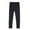 Black, variant on 3-10T Kids Girls Leggings Toddler Solid Stretch Pants Big Girls Footless Tights Legging