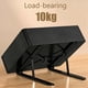 thumbnail image 5 of Soporte plegable regulado para portátil Elevador ajustable de aleación de aluminio - Ergonomía 10 de altura 360° triángulos de rotación - Portátil antideslizante ventilado Plateado negro rosado, 5 of 6