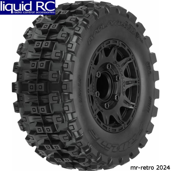 Pro-Line Racing Badlands MX28 HP 2.8 BELTED MTD Raid 6x30 F/R PRO1017410 RC Tire