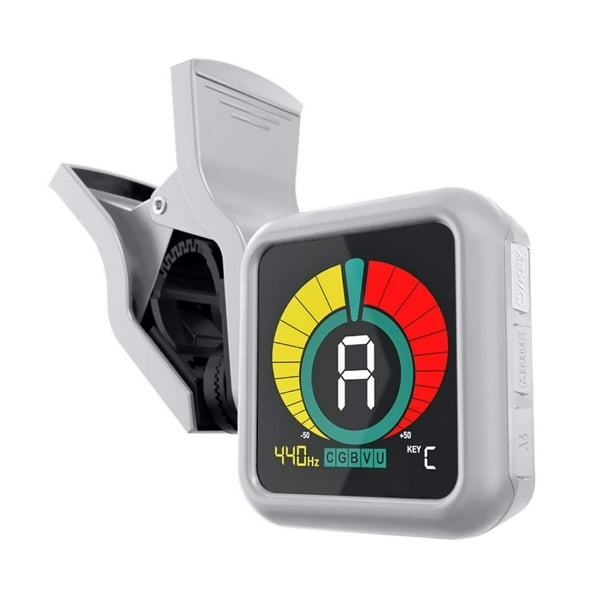 KLIQ UberTuner, sintonizador profesional de clip para guitarra, bajo, ukelele, violín, mandolina, ba