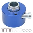 thumbnail image 1 of Steering Wheel Hub Adapter, Rustproof High Accuracy Steering Wheel Quick Release Kit  For 3 Hole Steering Wheel Blue, 1 of 8