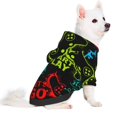 thumbnail image 5 of Cauagu Play Game Start Pattern Winter Pet Hoodie Sweatshirts- Dog Hoodie Sweater with Leash Hole - Cute Dog Hoodie - Pet Clothes Puppy Cat Custume -Large, 5 of 8