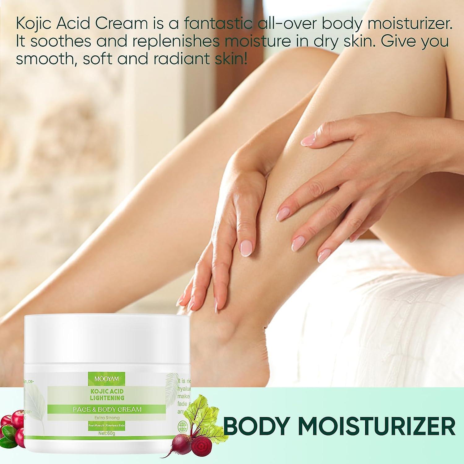 Kojic Acid Face Cream and Moisturizer for Face, Brightening