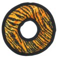 thumbnail image 2 of Tuffy Mega Jr Ring Tiger Durable Plush Squeaky Dog Toy, 2 of 8