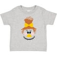 thumbnail image 3 of Inktastic Halloween Fall Cute Smiling Scarecrow Face Girls Toddler T-Shirt, 3 of 5