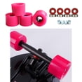 thumbnail image 4 of 4 piezas ruedas de patín de cuatro ruedas perfecl 78A con rodamientos instaladas 60x45 mm, 4 of 8