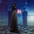 thumbnail image 4 of Peggybuy Halloween Capes Robe with Hooded Long Cosplay Vampire Devil Demon Costumes Cloak, 4 of 9