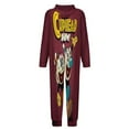 thumbnail image 5 of The Cuphead Show Hooded Union Suit One Piece Pajama Outfit PJs Sleepwear, 5 of 7