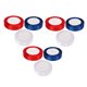 thumbnail image 5 of 9 piezas Cinta de raso roja azul blanca Cinta de regalo para decoración del Día de la Independencia 25 yardas de largo 0,8 pulgadas de ancho, 5 of 9