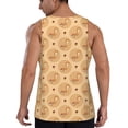 thumbnail image 3 of Xecao Squirrel And Nuts Men's Tank Top Workout Quick Dry Sleeveless Gym Jogging Muscle Shirts Summer Swim Beach Tops, 3 of 9