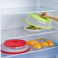 thumbnail image 5 of Collapsible Microwave Splatter Cover For Food With Silicone Mats, 10.5 Inch, Dishwasher-safe, Microwave Plate Cover With Steam Vent，BPA-Free Silicone & Plastic (1 PCS,blue), 5 of 5