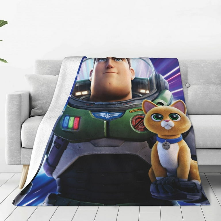 Buzz Lightyear Toy Story Fleece Throw Blanket For Couch Or Bed Plush Cozy Fuzzy Blanket 40 X30