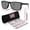 Matte Black Frame | Prizm Black Polarized Lens, variant on OO9487 Holbrook XXL Rectangle Shaped Non-Polarized Sunglasses for Men & Women - Includes Official Eyewear Kit - Matte Black Camo Frame with Prizm Ruby Lens