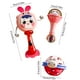 thumbnail image 3 of Juguetes para bebés recién nacidos de 0 a 6 meses | Juguetes de goma suave con agarre de sonajero | Juguetes de desarrollo para la primera infancia | Sonajeros coloridos para bebés para el juego, 3 of 5