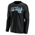 thumbnail image 2 of Men's Black North Carolina Tar Heels  Long Sleeve T-Shirt, 2 of 3