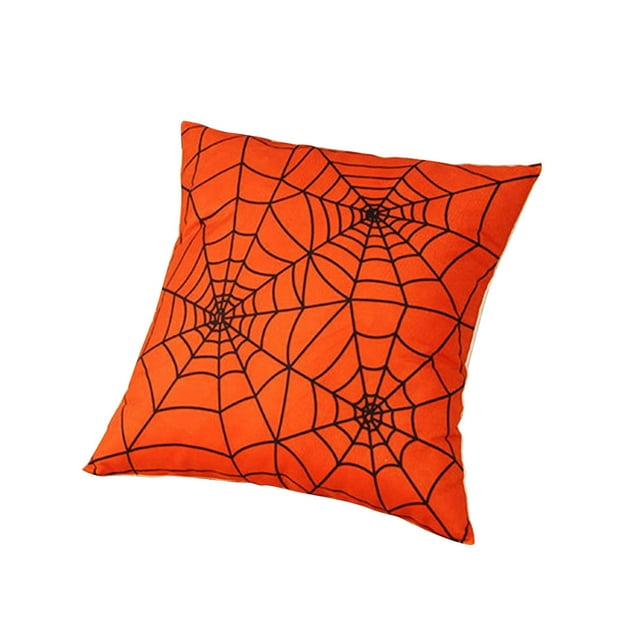 Wangscanis Housse de Coussin, Motifs de Dessin Animé d'Halloween Taie d'Oreiller Carrée