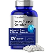 Brain Support Supplement | 120 Capsules | Vegetarian Formula | by Horbaach