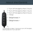 thumbnail image 3 of FSLiving No Drilling Wall Sconce with UL Plug-in Timer Dimmer Cord,American Country Style Wall Lamp Bedside Glass Lampshade Wall Light for Bathroom Dining Room Cafe Children's Room (Black), 3 of 7