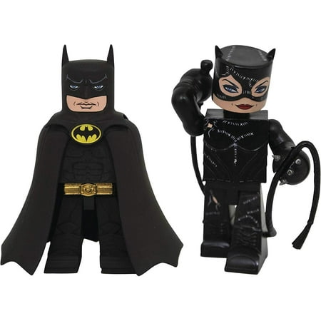 DC Comics Batman Returns Batman & Catwoman Vinimates Vinyl Figures |  Walmart Canada