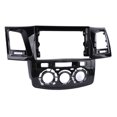 thumbnail image 1 of Car Stereo Radio Fascia Black Protective Panel for Hilux 2011-2016 Auto AC Models, 1 of 7