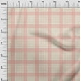 thumbnail image 3 of oneOone Cotton Silk Light Pink Fabric Check Fabric For Sewing Printed Craft Fabric By The Yard 42 Inch Wide, 3 of 4