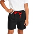 thumbnail image 6 of JOANKDMI 3-Pack Toddler Girls Casual Shorts Kids Summer Elastic Waist Play Shorts with Cute Ribbon Bowknot Lightweight Lounge Clothes for Little Girls Daily Wear, 6 of 9