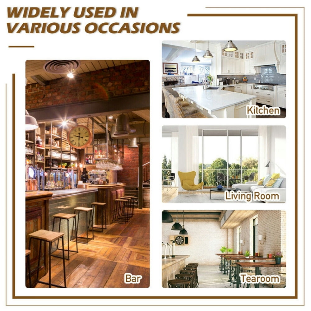 Demi Bonn 25.5" 360-Degree Bar Swivel Stools with Leather Padded, Wood Dining Chair with Backrests, Brown