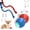 MIX, variant on Tinyfetch Ball Dog Toy, Tinyfetch Interactive Motion Dog Cat Toys Balls,360°Smart Automatic Rolling Electric Dogs Ball Toy with Birdsong, Fast Moving Toy for Dog and Cat,Tough Chew Proof (2*Red)