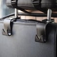 thumbnail image 3 of (Set of 4 Black) Car Storage Hooks Hooks For Back Seat Handbag Holder, 3 of 5