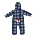 thumbnail image 2 of Infant Colosseum Navy/Gray Auburn Tigers Farays Plaid Full-Zip Hoodie Jumper, 2 of 2